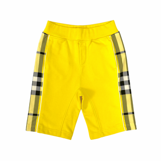 Burberry Yellow with Classic Vintage Design Shorts