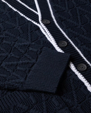 Valentino Toile Iconographe Pattern Cotton Cardigan