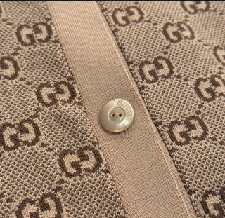 Gucci Brown Cardigan with Crsytal