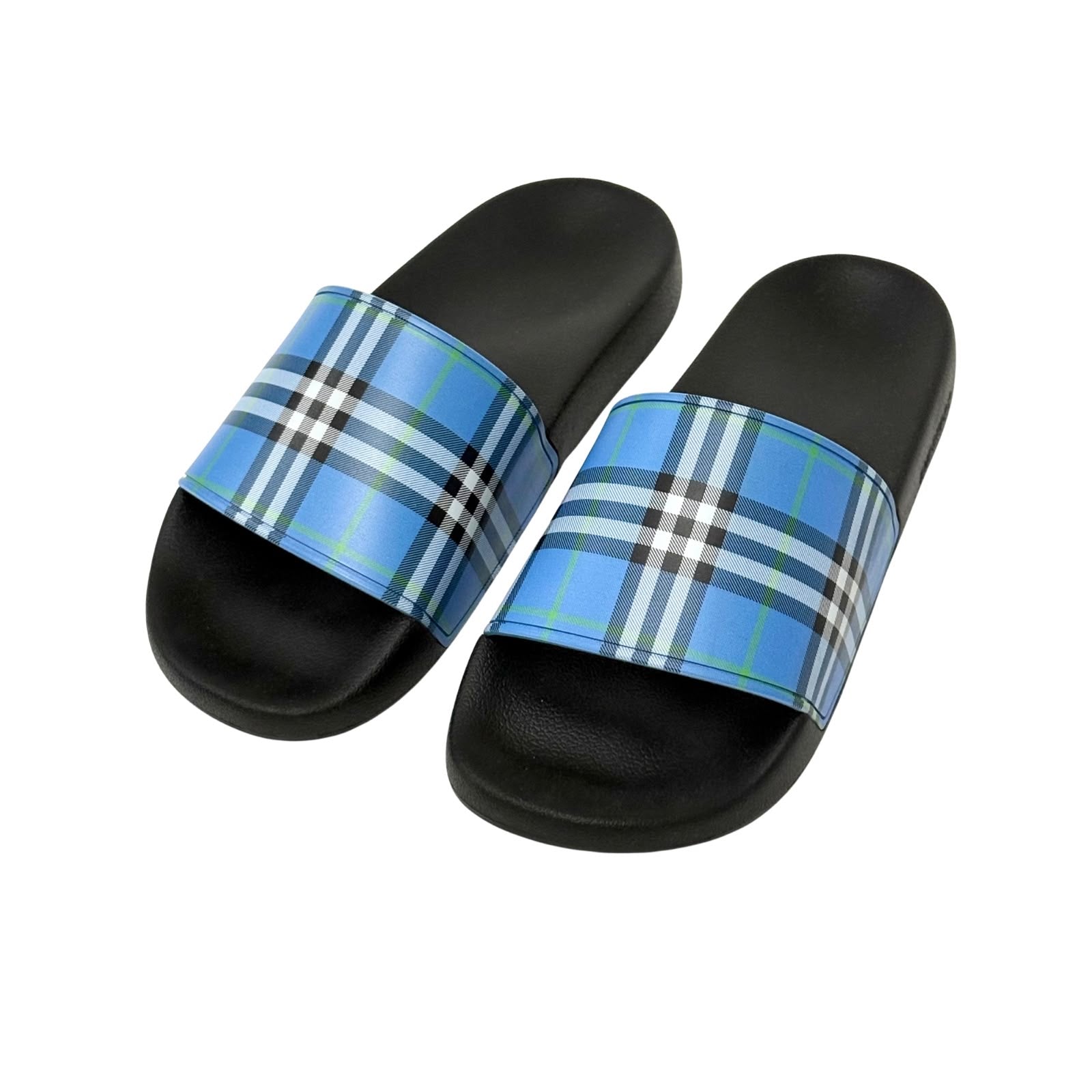 Burberry Slides Black/ Blue