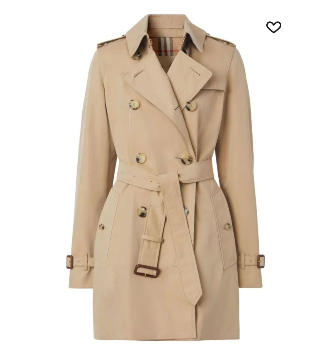 Burberry Beige Classic Trench Coat