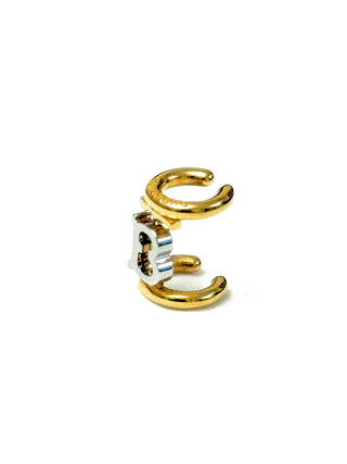 Burberry TB Gold Coated Ear Cuff