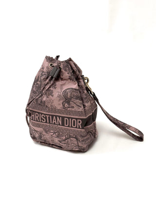 DIOR Oblique Travel Pouch Pink