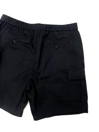 Burberry Black Elastic Waste Shorts