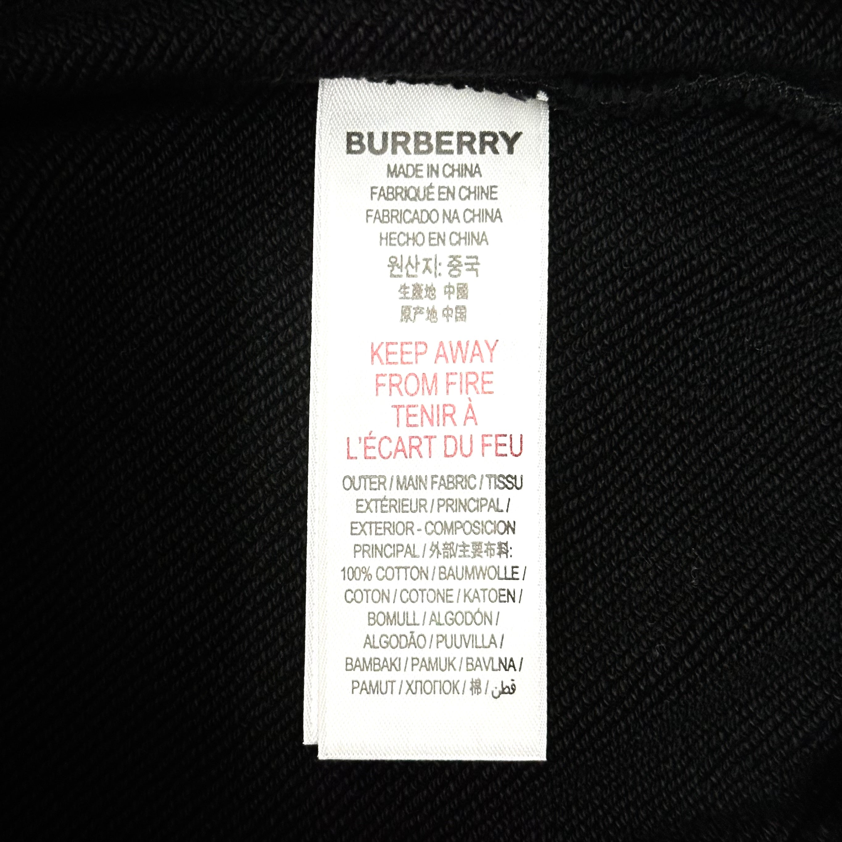 Burberry Black TB Logo Pullover