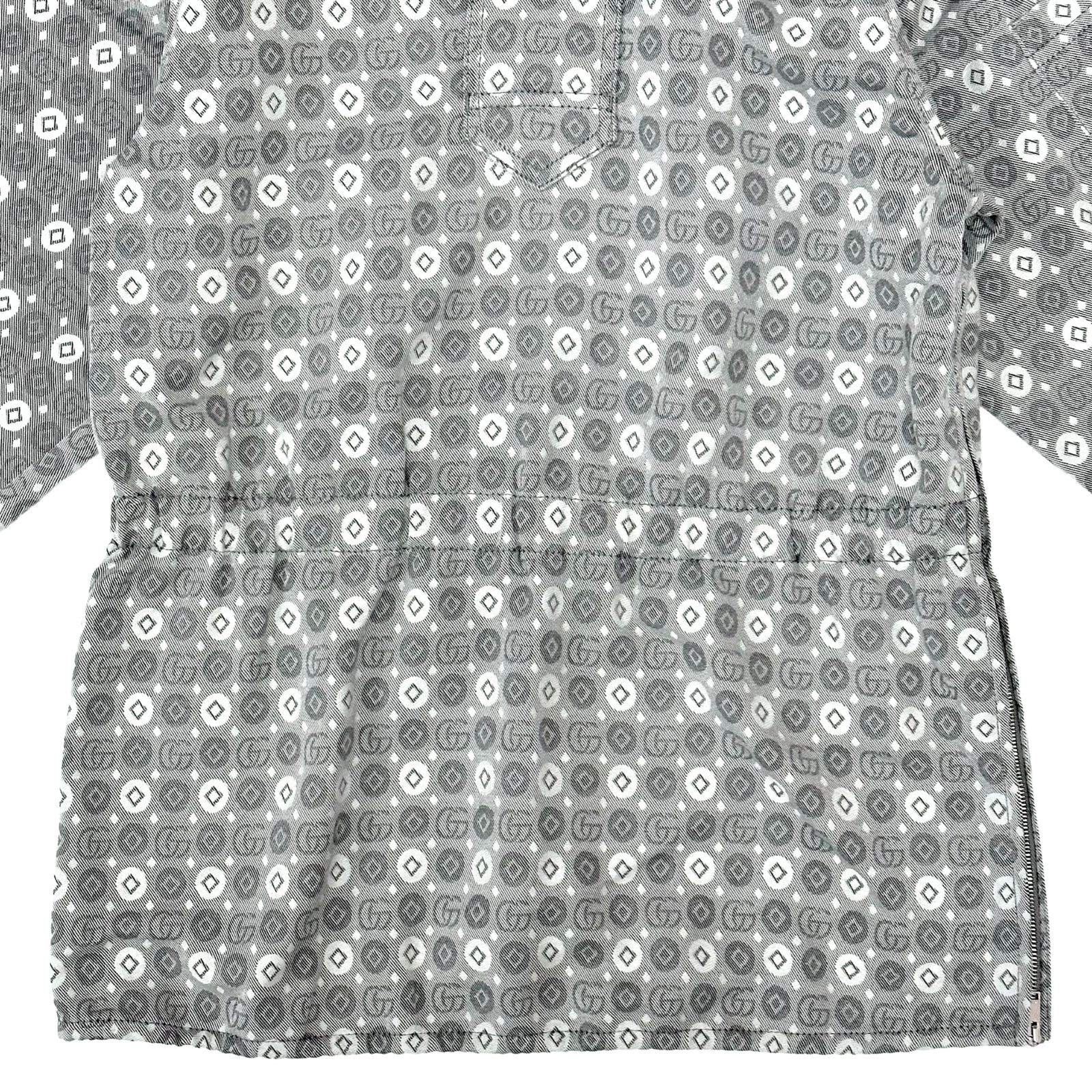 Gucci Monogram GG Hoodie Grey