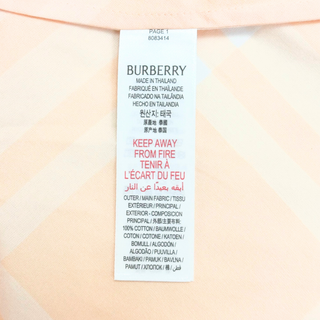 Burberry Peach Caro Patch Button Shirt