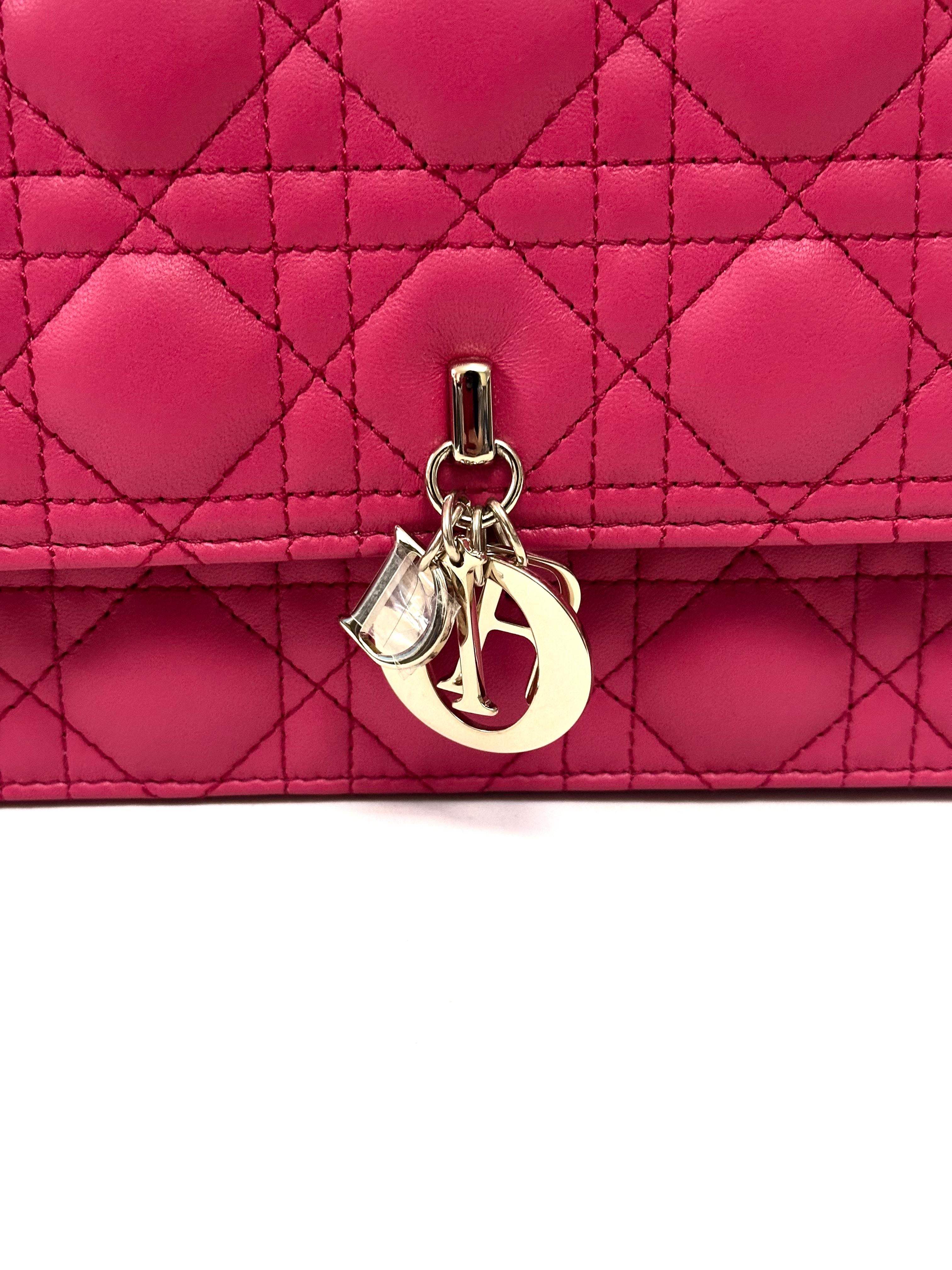 Dior Top Handle Bag Passion Pink
