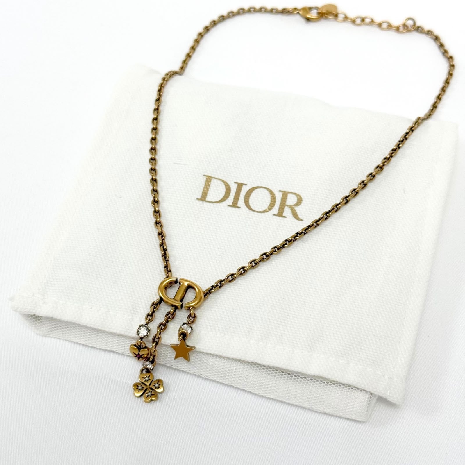 Christian Dior Gold Plated Necklace