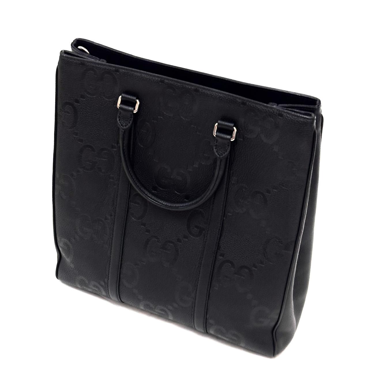 Gucci Medium GG Leather Tote Bag