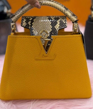 Louis Vuitton Yellow Mini Capucines