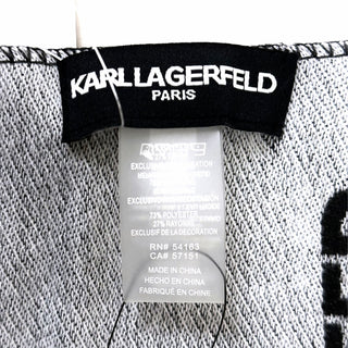Karl Lagerfield Black and White Scarf