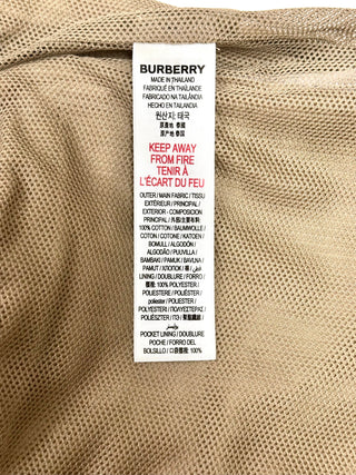 Burberry Iconic Bear Logo Silk Cotton Shorts
