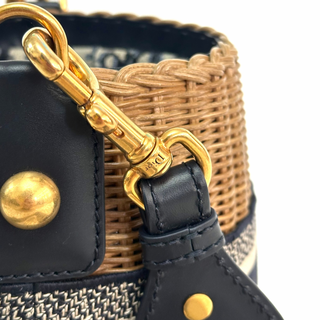 Dior Wicker Rattan Crossbody Bag