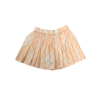 Burberry Peach Classic Caro Patch Skirt