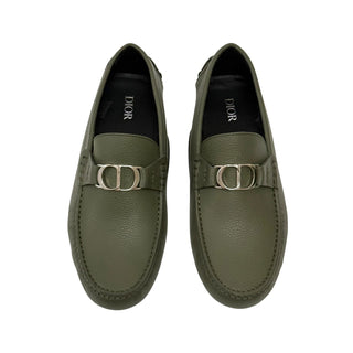 Christian Dior Grained Calfskin Odeon Loafers