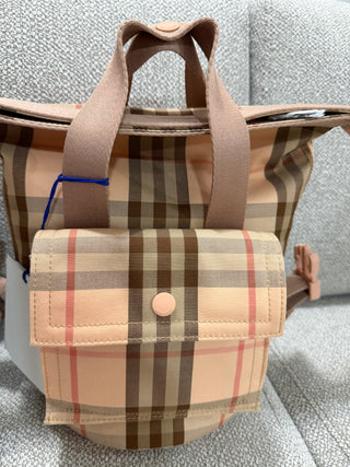 Burberry Peach Backpack / Bumbag