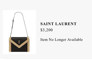 Saint Laurent Limited Edition Raffia and Leather Bag