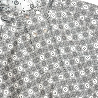 Gucci Monogram GG Hoodie Grey