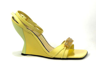 Gucci High Heels Sandals Yellow