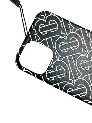 Burberry Iphone 12 Cover Case with TB Logo Design