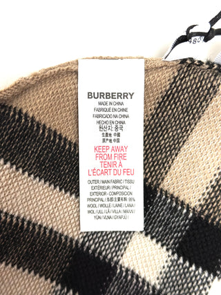 Burberry Classic Wool/ Cashmere Baby Hat