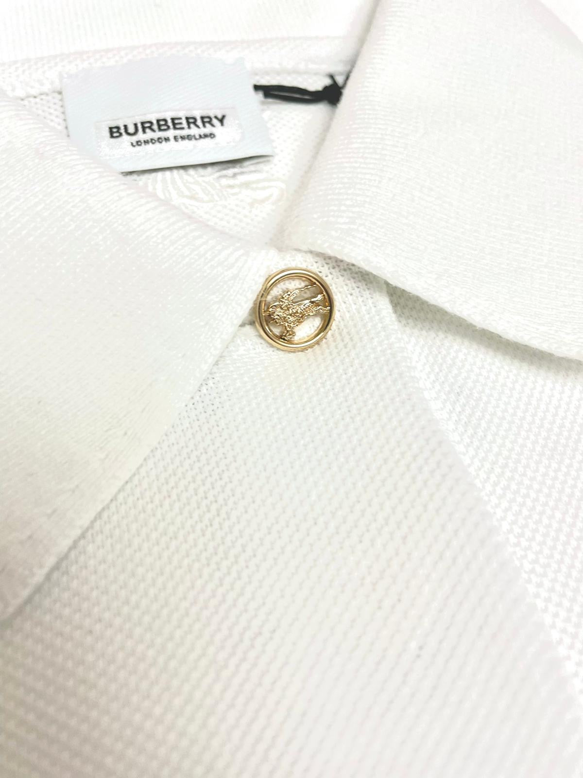 Burberry polo gold best sale