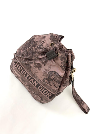 DIOR Oblique Travel Pouch Pink
