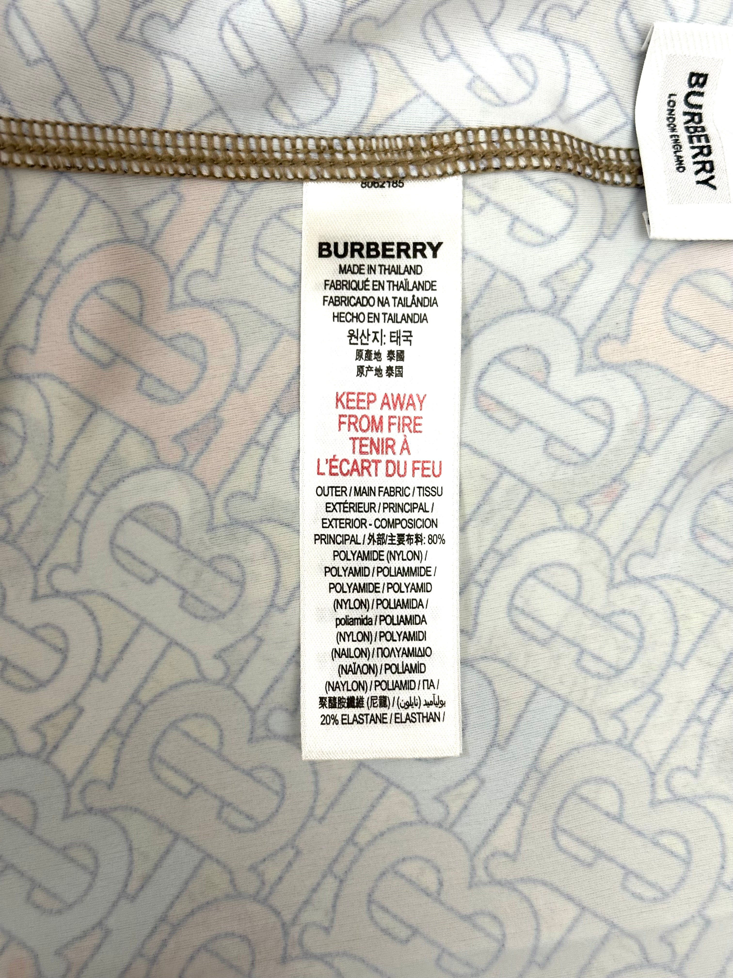 Burberry Beige TB Logo Leggings