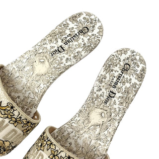 Christian Dior D Way Sandals Beige