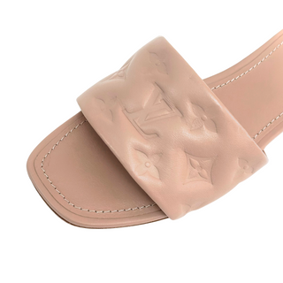 Louis Vuitton Beige Flat Mules