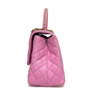 Chanel Coco Top Handle Barbie Pink Large