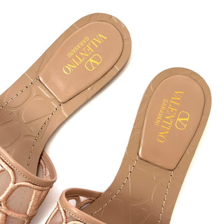 Valentino Toile Iconographe Slides Sandals