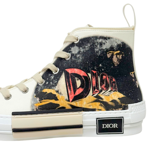 Christian Dior B23 High Top AsteroDior Abstract Logo Sneakers