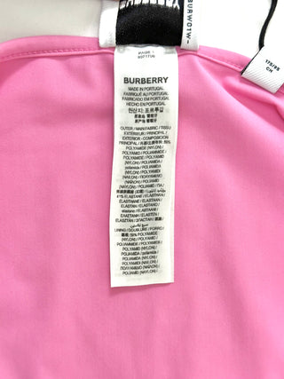 Burberry Pink Horse Logo Padded Bikini