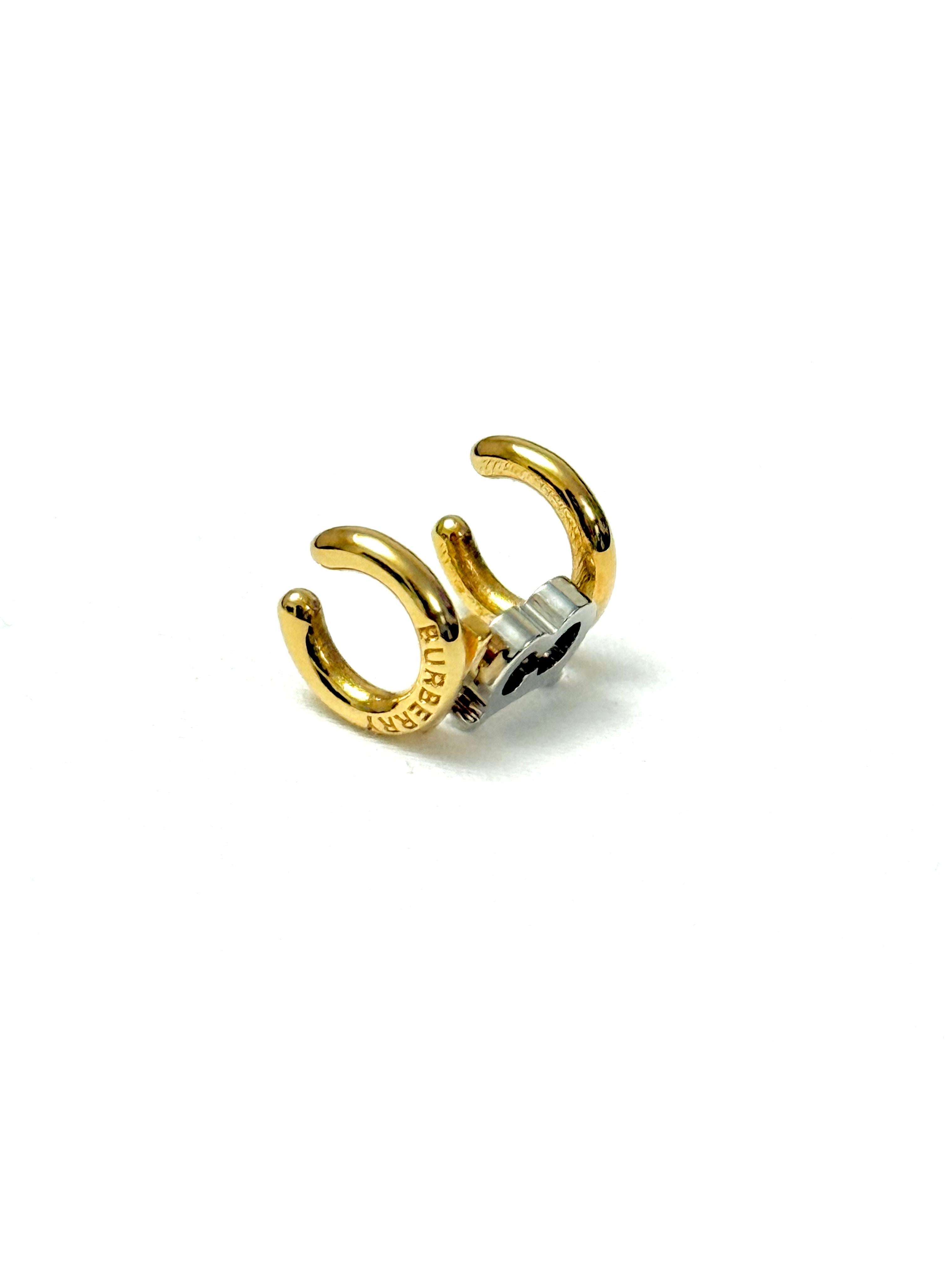 Burberry TB Gold Coated Ear Cuff