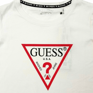 Guess Logo Tshirt White