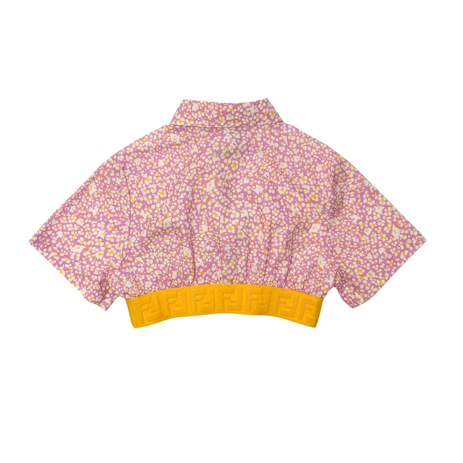 Fendi Animal Print Polo Shirt in Cotton