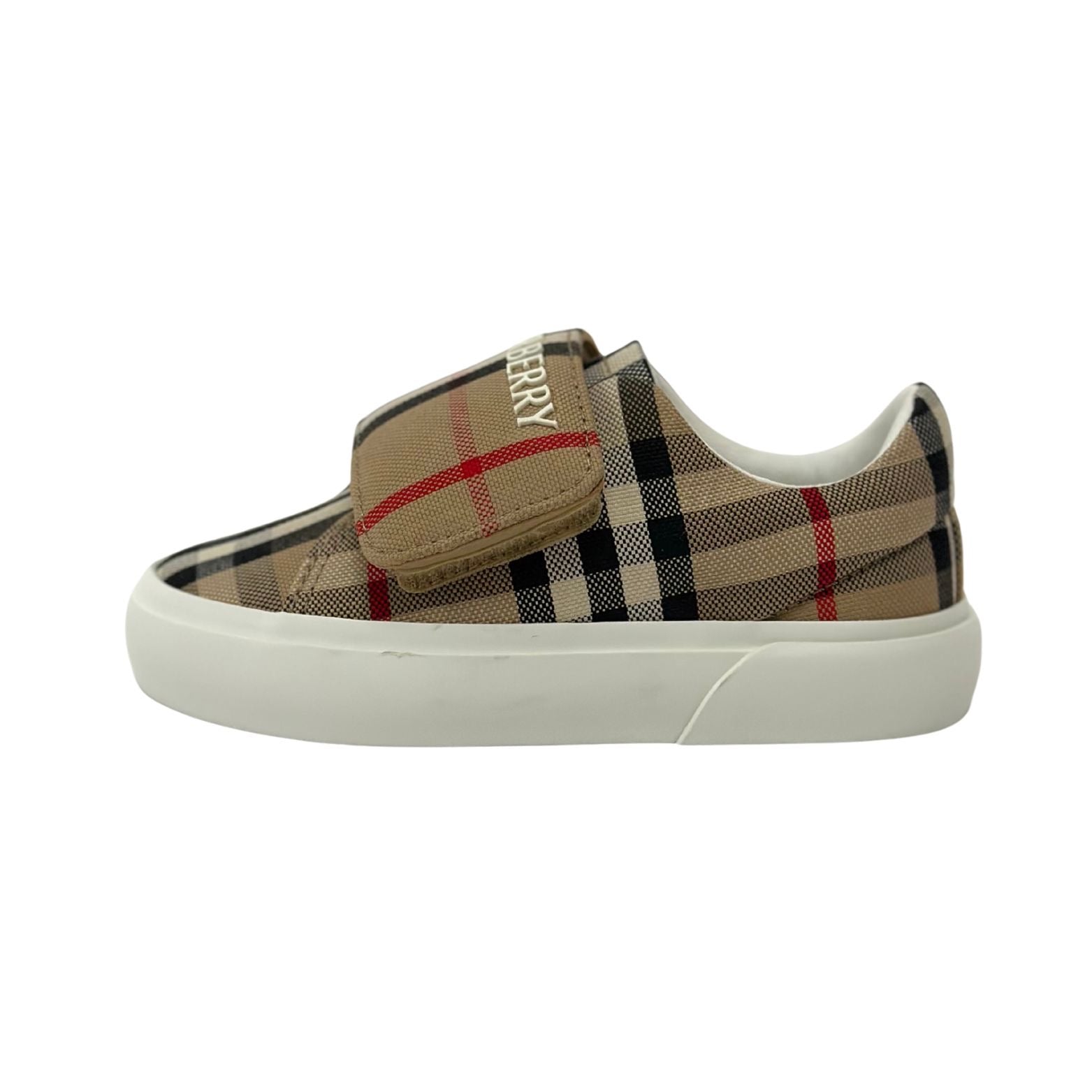 Burberry Check Sandals in Cotton Canvas