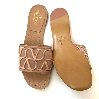 Valentino Toile Iconographe Slides Sandals