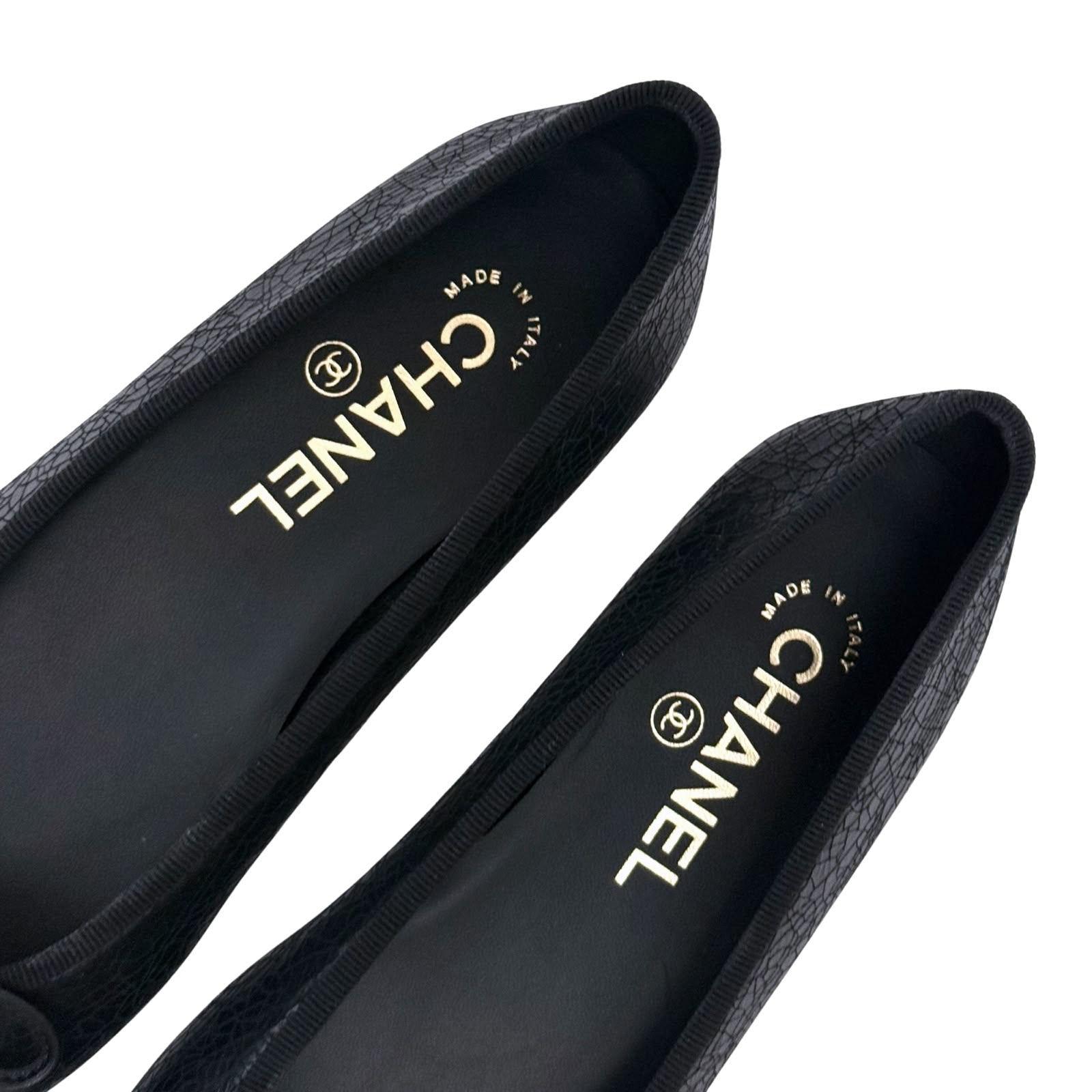 Chanel Black Classic Ballerina