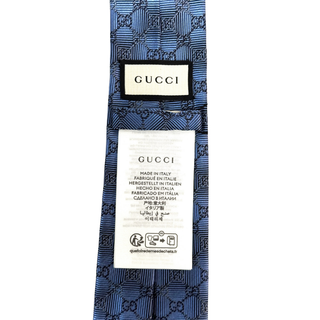 Gucci Silk Tie Blue GG