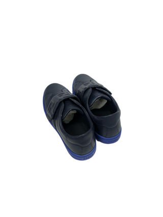 Fendi Navy FF Logo Velcro Sneakers