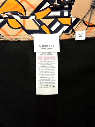 Burberry Orange TB Logo Swim Brief