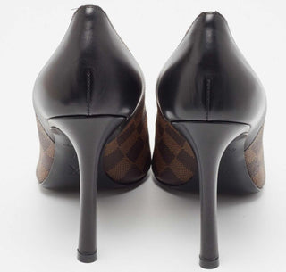 Louis Vuitton Damier Ebene Canvas Pumps