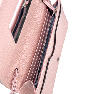 Gucci Peach Wallet On Chain With Mirror