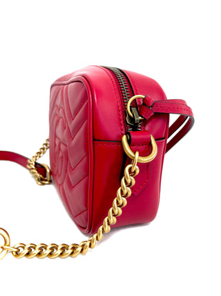 Gucci Red Small Marmont Bag