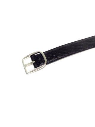 Gucci Embossed GG Navy Leather Belt