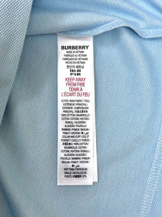 Burberry Baby Blue Icon Stripe Polo Shirt
