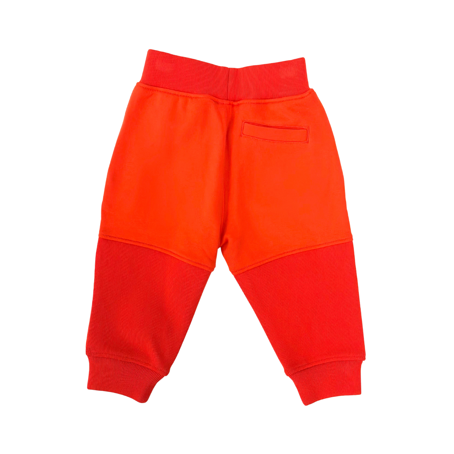 Burberry Orange Jogger Trousers with White Horse Logo